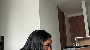 i love how she gives sloppy deepthroat blowjob with braces on, licking my big cock like a pro.