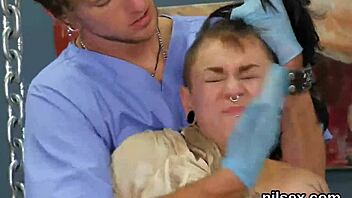 This ass hole asylum is brutal - they're bringing me in for painful deepthroat treatment!