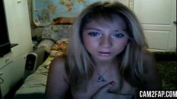 Is This Hot Blonde Babe Teasing on Webcam Enough to Drive You Wild?