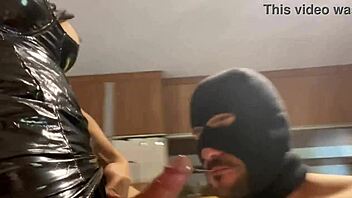 Making the naughty guy suck my cock and fuck his ass