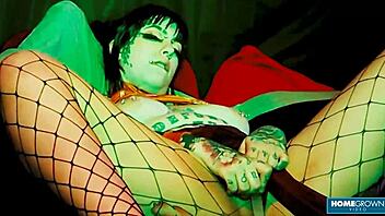 Oh My God, Tattooed Girl Tenshii Tushii Gets Fucked Rough and Dominated in Lingerie!