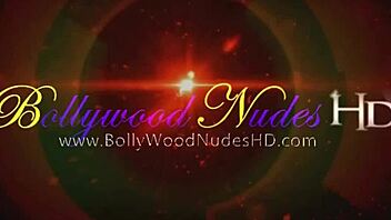 Gorgeous natural body on indian woman dancing sensual striptease