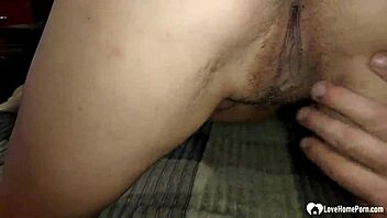 lusty girl gets cum while fucked hard