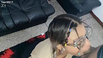 19 Year Old Latina Girlfriend From College Gets Homemade Sexy Softcore Solo Action