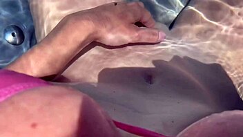 Why don't you watch me finger my wet pussy in this jacuzzi pov session?