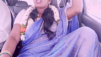 Beautiful housewife cheats on husband with car driver in telugu dirty talks romance