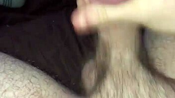 Intense cumshot blasts over sexy socks in wild explosion