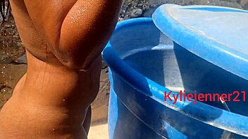 Are you spying on my big-ass girl while she bathes? Now watch me fuck that beautiful ass hard!