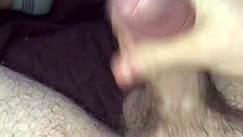 Intense cumshot blasts over sexy socks in wild explosion