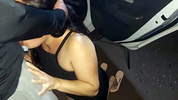 Latina Slut Gets Punished With Rough Dogging Creampie By Monster Cocks In Park