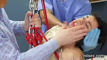 This ass hole asylum is brutal - they're bringing me in for painful deepthroat treatment!