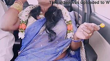 Beautiful housewife cheats on husband with car driver in telugu dirty talks romance