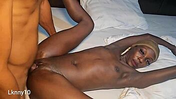 Black Submissive Invited for Domination with Wet Pussy Riding Monster Cock