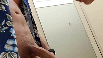 i got nervous pregnant teen with braces giving blowjob in public changing room