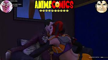 El guasón con Harley Quinn como prostituta 😈