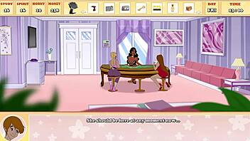 Whoa! Ebony Milf Gets Intense Anal Sex In Wild Anime Hentai Game Chapter