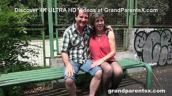 Grandparents Pick Up Teen 18+ On Basketball Court For CFNM Handjob And Hairy Group Fun