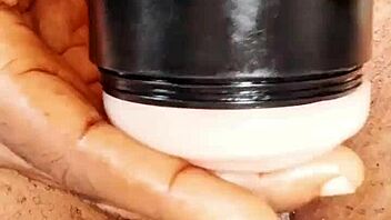 Masturbating Passionately with New Vibrant Toy in Private Room on April 4 2025