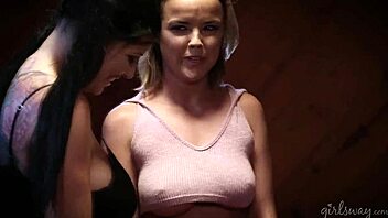 Will wild lesbian training with Dillion Harper and Romi Rain spark intense orgasms?