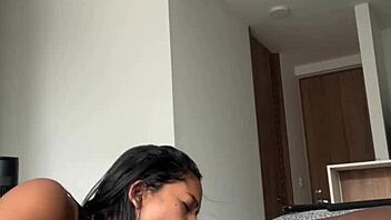 i love how she gives sloppy deepthroat blowjob with braces on, licking my big cock like a pro.