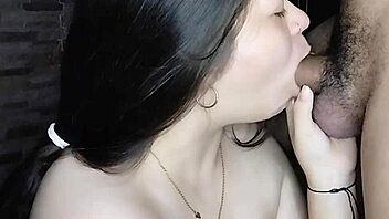 The Argentinian babe tested her new light ring, then rode her friend's cock with wet pussy in the bathroom.