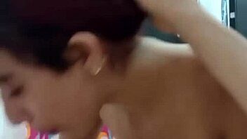 Curvy teen delivers an amazing blowjob and takes a mouthful of cum from her Latin lover