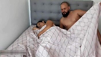 Wow I can't sleep so I ask my companion to join and we end up having passionate curvy Colombian action