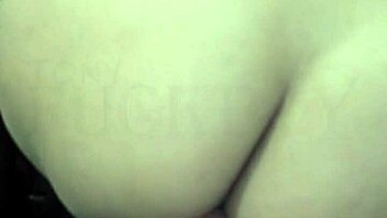 Mexican brunette roommate fingers and fucks her tight asshole in bedroom until gaping creampie drips