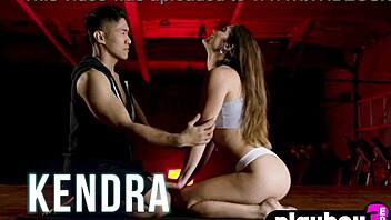 Hot Big Tits Black Milf and Amazing Big Ass Babe Hot Posed After Workout!