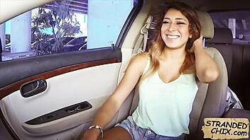 Hot Teen Babe Gets Fucked For Ride In Public Pickup Reality