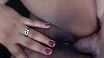 why provoke him until hot cum drips from that big thick cock in amateur interracial anal fucking?