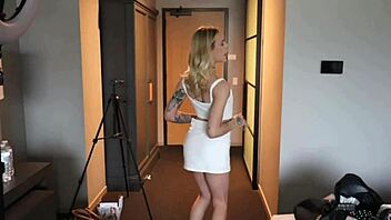 Hey, can you watch stripper Dylan Moore give this private dance that ends in a hot creampie with her big ass riding missionary and doggystyle in a group swinger vibe?