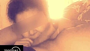 amateur couple enjoys close up blowjob and cowgirl riding in homemade big ass fucking action