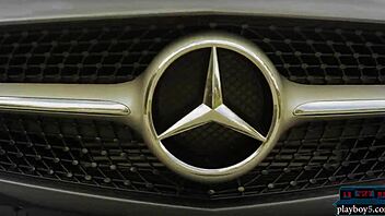 Playboy Babes In Hot Bikinis Washing A Mercedes AMG GT