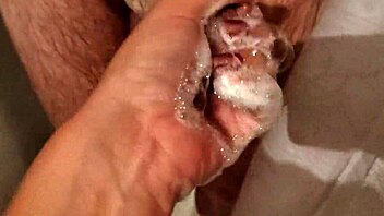Oh Wow! Hot Guy In My Shower Gets Some Pleasure While His Wife Is Away!