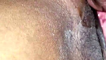 Ebony wife cheats with black masseur for wet pussy fucking and quick cum!