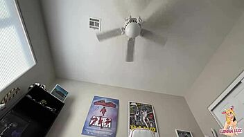 Hey, check out this strap-on upskirt thrusting tease that's super hot.