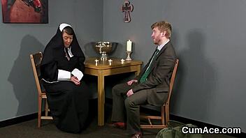 Whoa, peculiar peach takes that cumshot facial and gulps every drop pov-style