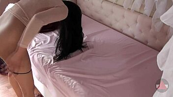 Snuck into my Filipina girlfriend's room for hardcore doggystyle fucking and creampie fantasy.