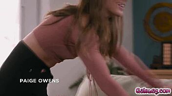 I can't resist as Mona Wales fingers and licks Paige Owens' perfect butt in lesbian action.