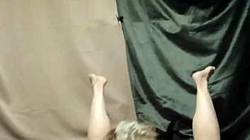 watch this french housewife in bondage self session with vibrator spanking and orgasm 😈🔥