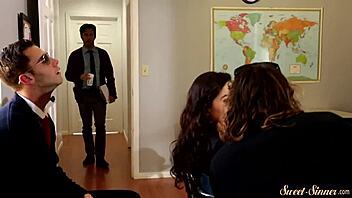 hey, this classy babe rides dick passionately in cowgirl and missionary positions during an erotic fantasy storyline