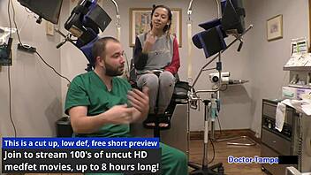 Dr Tampa Explores The Doctor's Olympic Failure with Kalani Luana in Latex Gloves Fetish