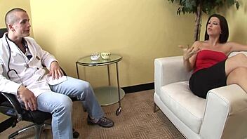 Brunette Babe Milf Moaning During Quickie Fuck With Doctor In Hospital