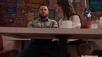 Oh yeah, this boomer's gettin' a wild public handjob from that genz babe, with deepthroat and outdoor pussy lickin' too.