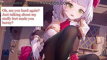 Genshin Impact Joi Solmaid Series Ep1 Features Noelle's Servant In Paizuri Foot Worship Footjob Gentle Femdom