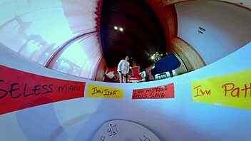 dominatrix mistress april dominates in a wild bisexual threesome, double fisting the girl from ipanema's huge horny holes with kinky femdom intensity.