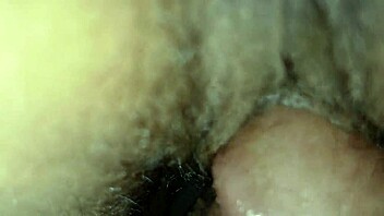 Hey there, watch as the muscular guy rubs and fucks that smooth wet pussy until it drips with creampie