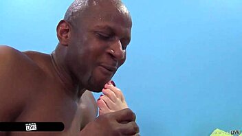 oh man charlyse angels takes that sloppy squirting facial like a pro