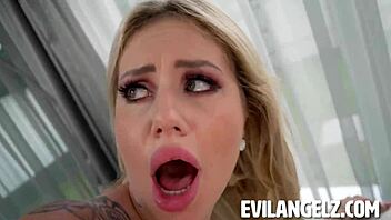 Oh wow, can you believe french blonde georgia koneva seduces yanick shaft in that hot office encounter?!